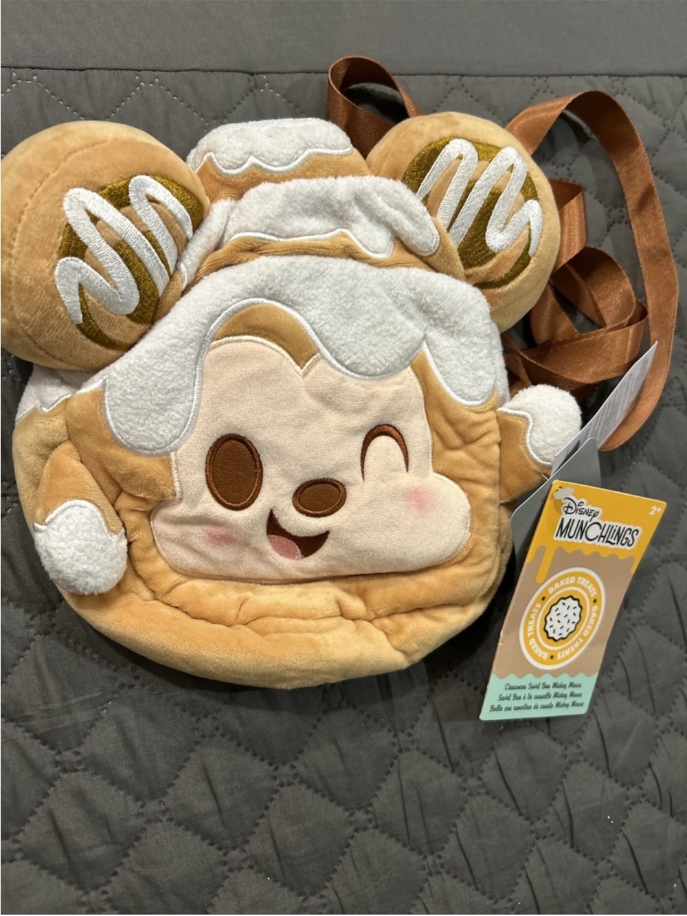 Disney Munchlings Honey Bun Plush Crossbody Bag - Tan & White